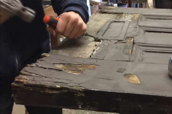 Rosemead-wooden-door-repair